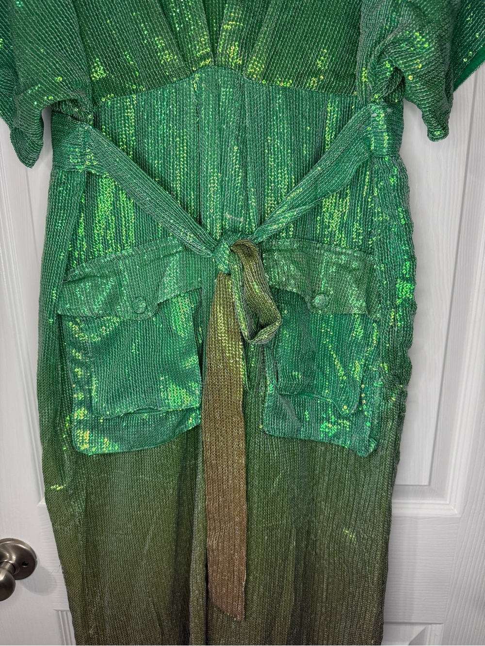 Bhanuni by Jyoti Green Ombré Sequin Dress - Picture 6 of 6